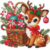 Fiche Point de Croix - Les petites croix de Lucie - Renne festif