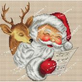 Fiche Point de Croix - Les petites croix de Lucie - Santa Claus