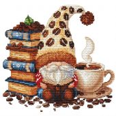 Fiche Point de Croix - Les petites croix de Lucie - Gnome au café