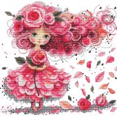 Fiche Point de Croix - Les petites croix de Lucie - Inspiration des roses