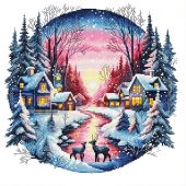 Fiche Point de Croix - Les petites croix de Lucie - Douceur de l'hiver