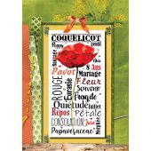 Fiche Point de Croix - Isabelle Haccourt Vautier - Gentil coquelicot