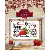 Fiche Point de Croix - Isabelle Haccourt Vautier - Une envie de fraises