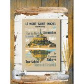 Fiche Point de Croix - Isabelle Haccourt Vautier - Le Mont Saint Michel