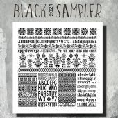 Fiche Point de Croix - Isabelle Haccourt Vautier - Black Sampler 2021