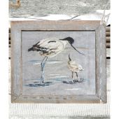 Fiche Point de Croix - Isabelle Haccourt Vautier - Avocette et son petit