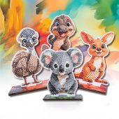 Figurine à diamanter - Crystal Art D.I.Y - Pack Animaux des antipodes