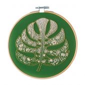 Kit de broderie sur tambour - Rikrack  - Monstera