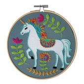 Kit de broderie sur tambour - Rikrack  - Licorne