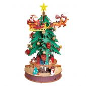 Puzzle 3D Mécanique Bois - ROKR - Boîte à musique - Arbre de Noël