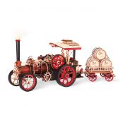 Puzzle 3D Mécanique Bois - ROKR - Véhicule à vapeur