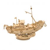 Puzzle 3D Bois - ROKR - Bateau de pêche