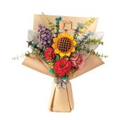 Puzzle 3D Bois - ROWOOD - Bouquet de fleurs