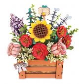 Puzzle 3D Bois - ROWOOD - Composition florale