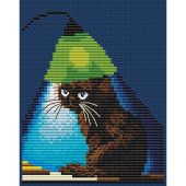 Kit broderie point de croix - RTO - Chat noir 3