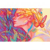 Kit broderie point de croix - RTO - Étreinte de lumière