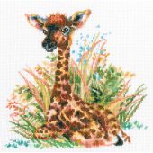 Kit point de croix - RTO - Bébé girafe