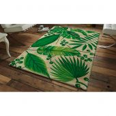 Kit de tapis point noué - Smyrnalaine - Feuilles tropicales