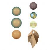 Perles et sequins - Rowan - Paquet de 14 perles Swarovski - Iridescent Selection
