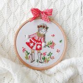 Kit de broderie sur tambour - Tamar Nahir Yanai - Fille de la neige