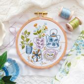 Kit de broderie sur tambour - Tamar Nahir Yanai - Tea party