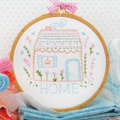 Kit de broderie sur tambour - Tamar Nahir Yanai - Home sweet Home