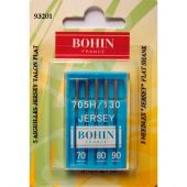 Aiguilles machine à coudre - Bohin - 5 aiguilles jersey 70/80/90