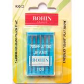 Aiguilles machine à coudre - Bohin - 5 aiguilles jeans 