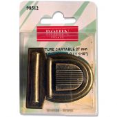 Fermeture pour sac - Bohin - Fermeture cartable 27mm - bronze