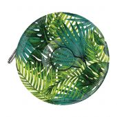 Mètre enrouleur - Bohin - Centimètre couture jungle - Feuillage vert