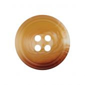 Boutons 4 trous - Union Knopf by Prym - Lot de 2 boutons polyester - 25 mm beige