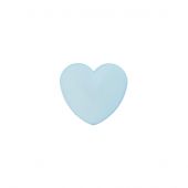 Boutons à queue - Union Knopf by Prym - Lot de 3 boutons polyester - coeur bleu 12 mm