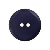 Boutons 2 trous - Union Knopf by Prym - Lot de 4 boutons - 12 mm bleu marine bords brillants