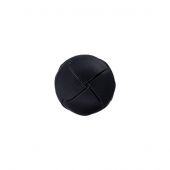 Boutons à queue - Union Knopf by Prym - Lot de 3 boutons cuir - 15 mm noir