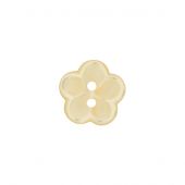 Boutons 2 trous - Union Knopf by Prym - Lot de 4 boutons - 12 mm fleur jaune