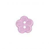 Boutons 2 trous - Union Knopf by Prym - Lot de 4 boutons - 12 mm fleur lilas