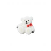 Boutons à queue - Union Knopf by Prym - Lot de 2 boutons  - 19 mm ours blanc