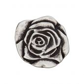 Boutons à queue - Union Knopf by Prym - Lot de 3 boutons métal - 15 mm rose argent vieilli