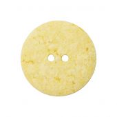 Boutons 2 trous - Union Knopf by Prym - Lot de 3 boutons coton recyclé - 18 mm jaune