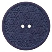 Boutons 2 trous - Union Knopf by Prym - Lot de 2 boutons chanvre - 20 mm bleu marine 