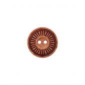 Boutons 2 trous - Union Knopf by Prym - Lot de 3 boutons polyester - 18 mm brun moyen