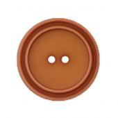 Boutons 2 trous - Union Knopf by Prym - Lot de 3 boutons polyester - 20 mm brun moyen