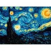 Kit broderie point de croix - Riolis - La Nuit étoilée d'après Van Gogh