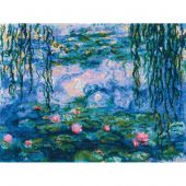 Kit broderie point de croix - Riolis - Les Nymphéas d'après Monet