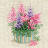 Kit point de croix - Riolis - Astilbe