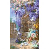 Kit broderie point de croix - Riolis - Printemps 