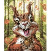 Kit broderie point de croix - Riolis - Délices aux noix