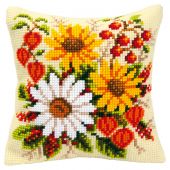 Kit de coussin gros trous - Vervaco - Fleurs du soleil