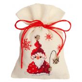 Kit de sachet senteur à broder - Vervaco - Santa lampe