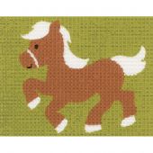 Kit de canevas pour enfant - Vervaco - Le poney